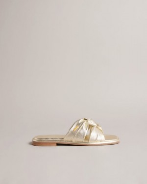 Ted baker cheap gold sliders