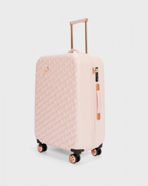 Pink Ted Baker Bellll Bow Detail Medium Case 69x47.5x28cm Suitcases & Travel Bags | LZYAKQH-16