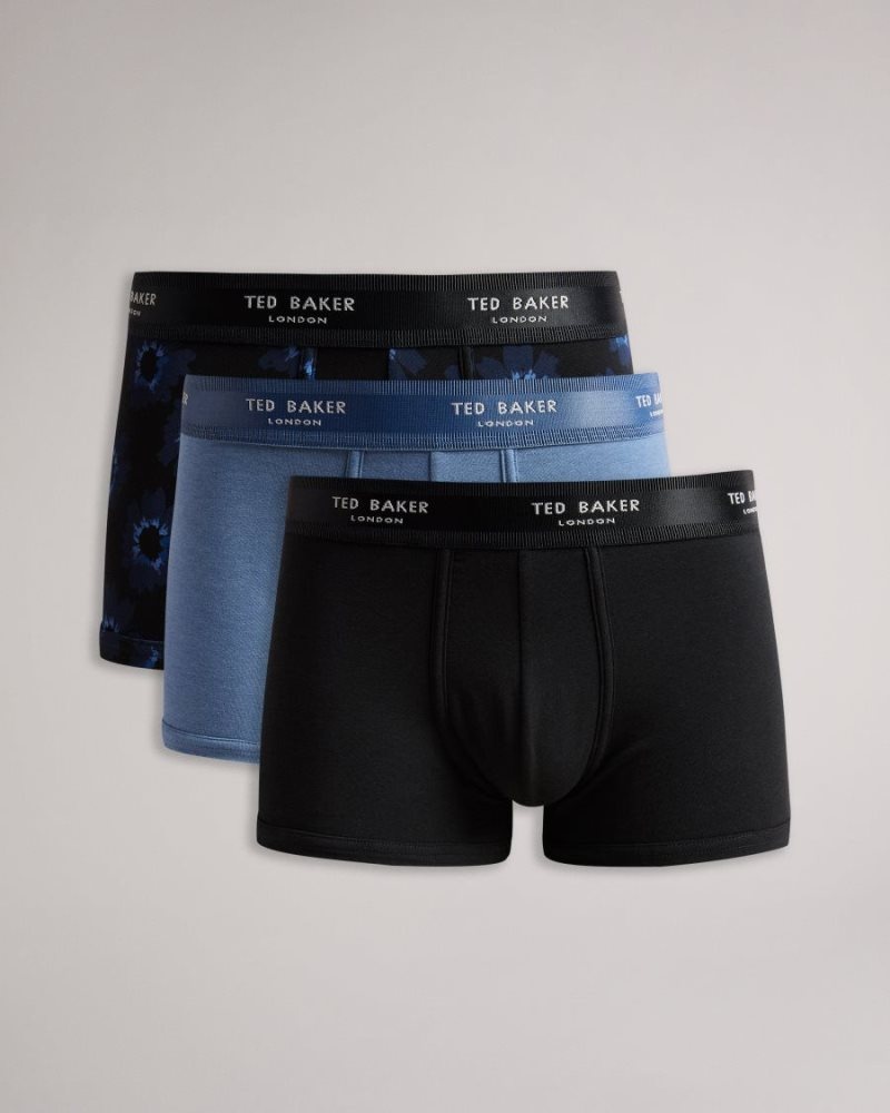 Assorted Ted Baker Gaspard 3 Pack Assorted Trunks Underwear | KNUQHIT-56