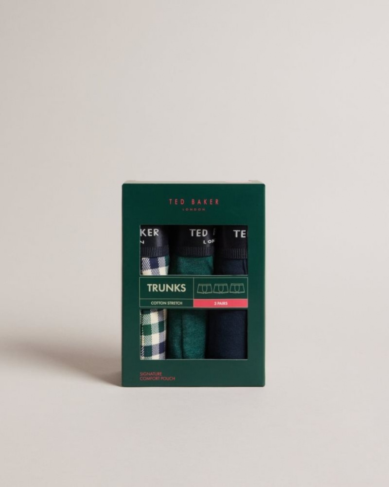 Assorted Ted Baker Ismael 3 Pack Assorted Trunks Underwear | DLGSNIY-65