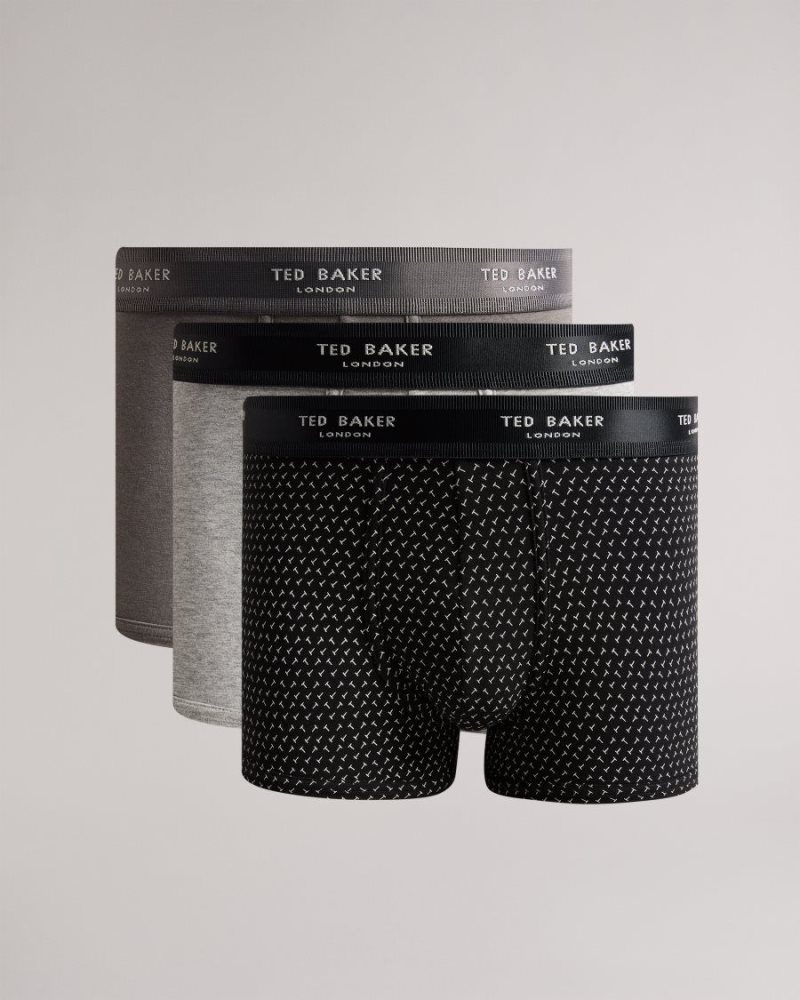 Assorted Ted Baker Mahe 3 Pack Assorted Trunks Underwear | BOWHNUL-54