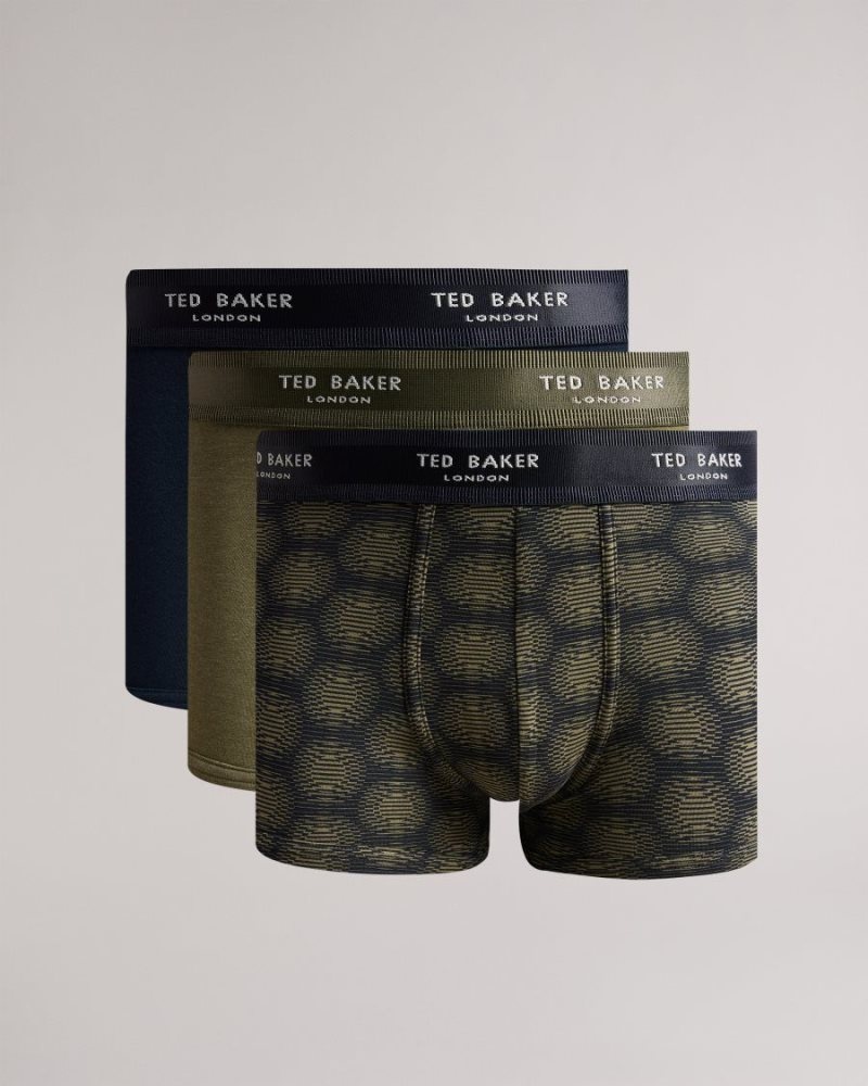 Assorted Ted Baker Soan 3 Pack Assorted Trunks Underwear | QZJCNMO-78