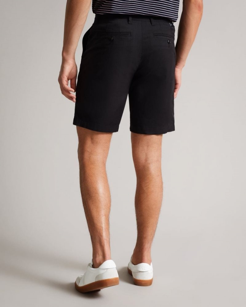 Black Ted Baker Ashfrd Chino Shorts Shorts | UCZREAF-28