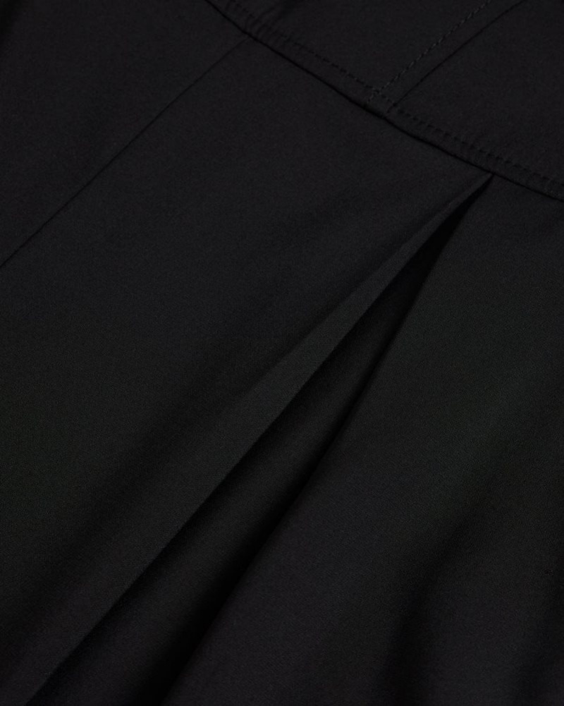 Black Ted Baker Bettsee Tailored Sleeveless Jumpsuit Trousers & Shorts | CXOMFUZ-38