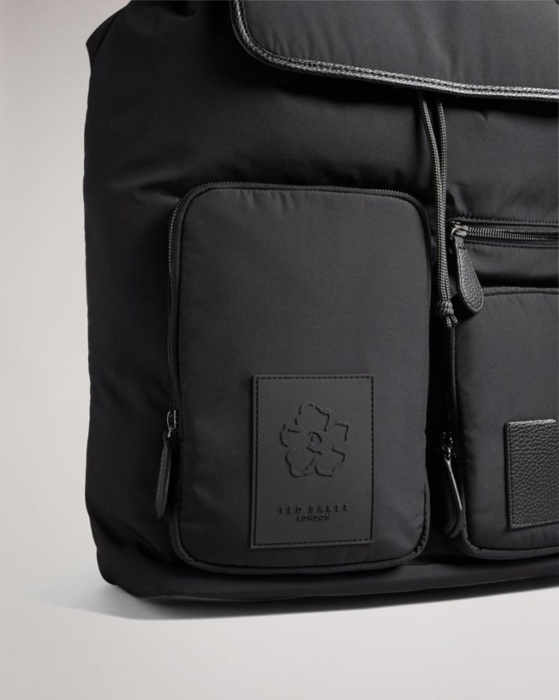 Black Ted Baker Disrict Modular Backpack Backpacks | RDZFEPN-32