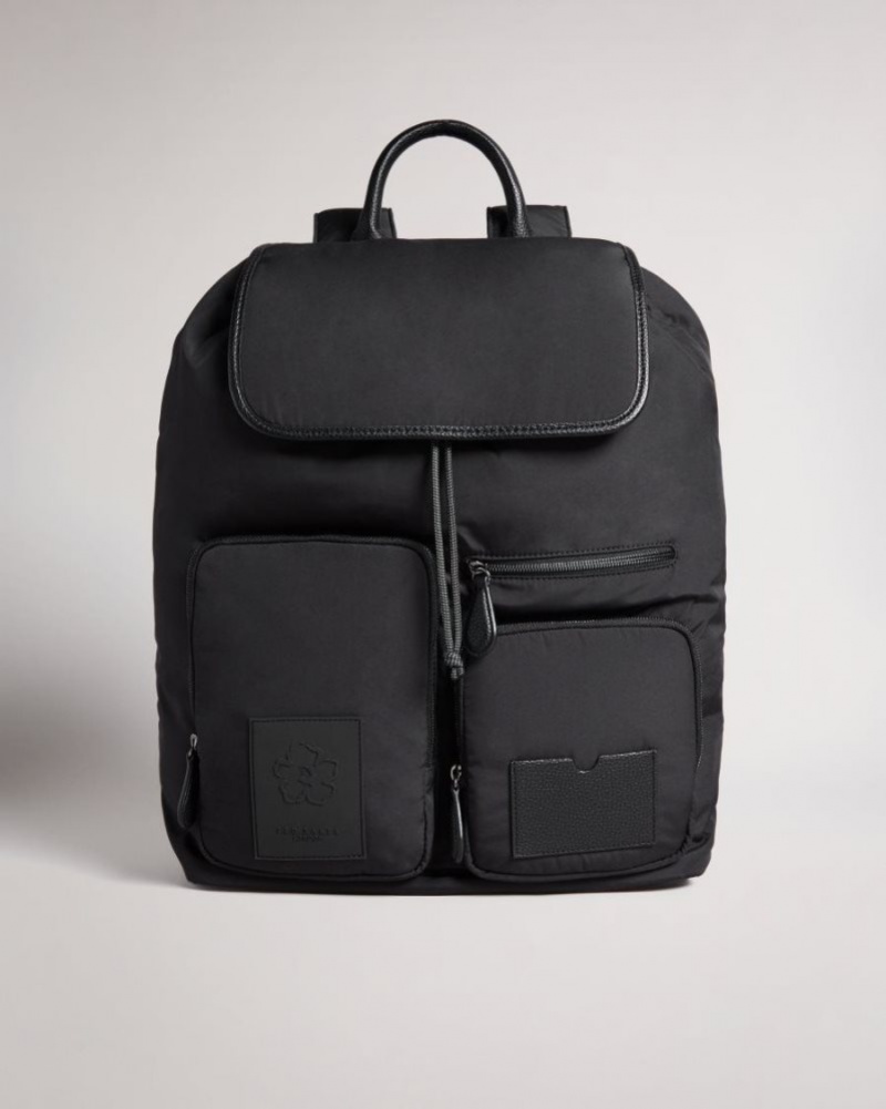 Black Ted Baker Disrict Modular Backpack Backpacks | RDZFEPN-32