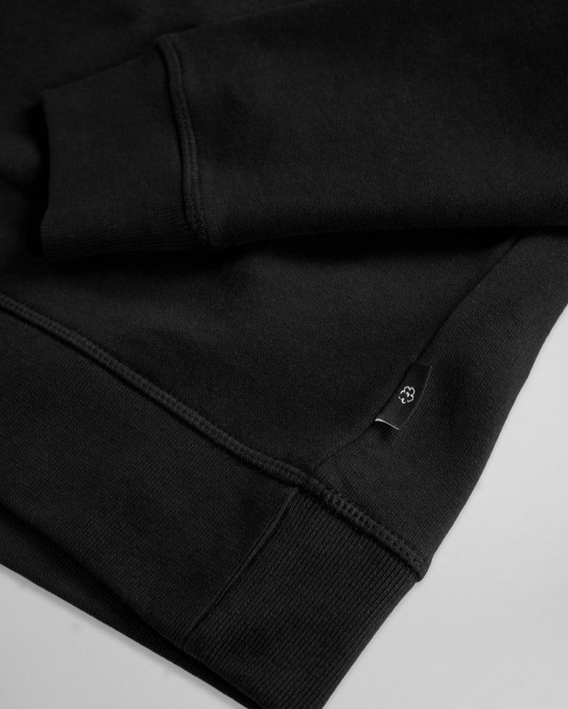 Black Ted Baker Hatton Long Sleeve Sweatshirt Jumpers & Knitwear | MQXWUET-74