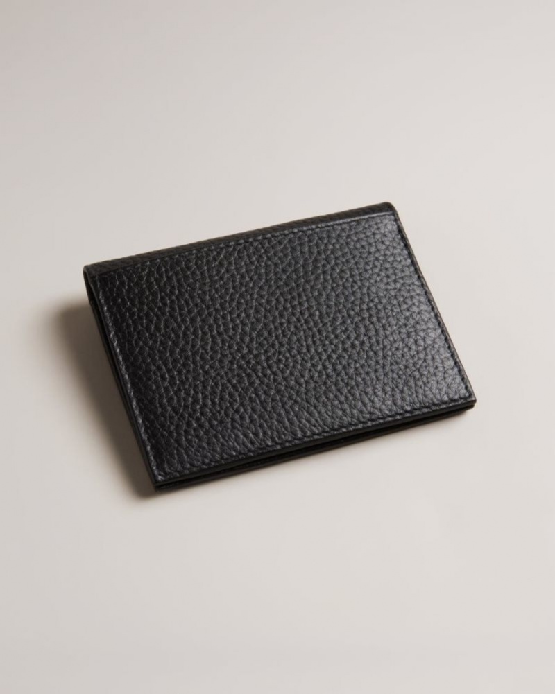 Black Ted Baker Pannal Colour Panel Card Holder Wallets & Cardholders | TGPKEVW-75