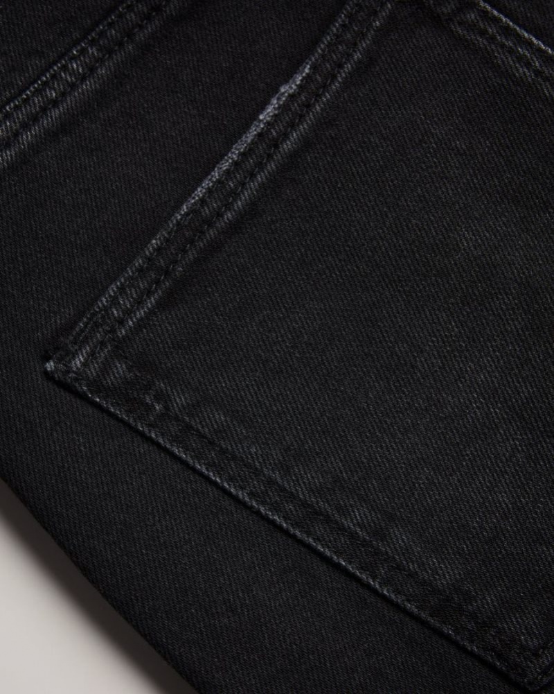 Black Ted Baker Tisola Straight Leg Jeans Jeans | SOUGLIN-53