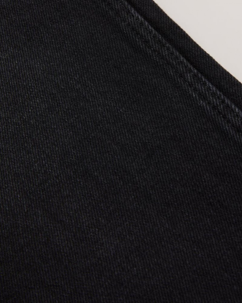 Black Ted Baker Tisola Straight Leg Jeans Jeans | SOUGLIN-53