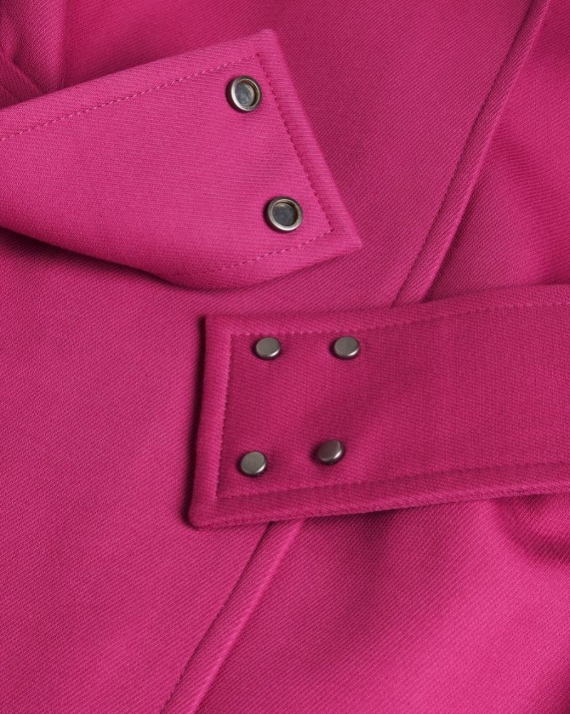 Bright Purple Ted Baker Isolde Belted Midi Trench Coat Coats & Jackets | WQOKBIF-58