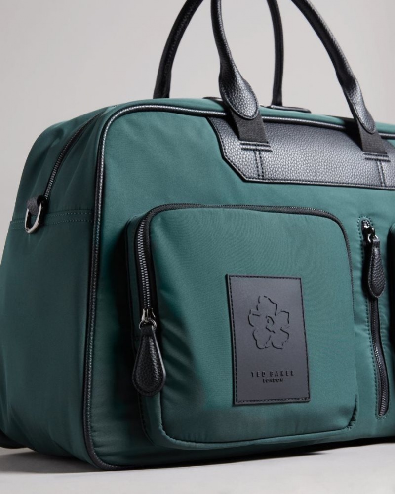 Dark Green Ted Baker Raill Modular Holdall Holdalls & Weekend Bags | DZWTVAO-97