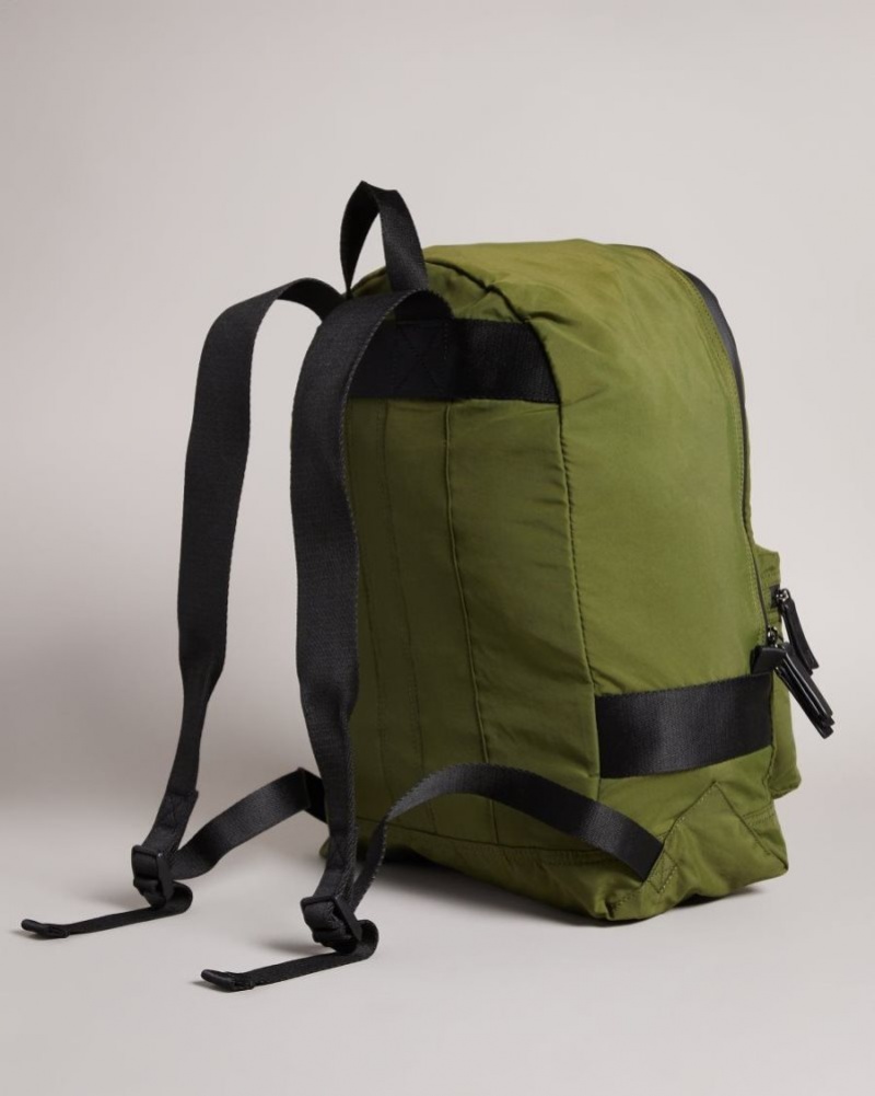 Green Ted Baker Burnst Foldaway Backpack Backpacks | JLMSEPY-36