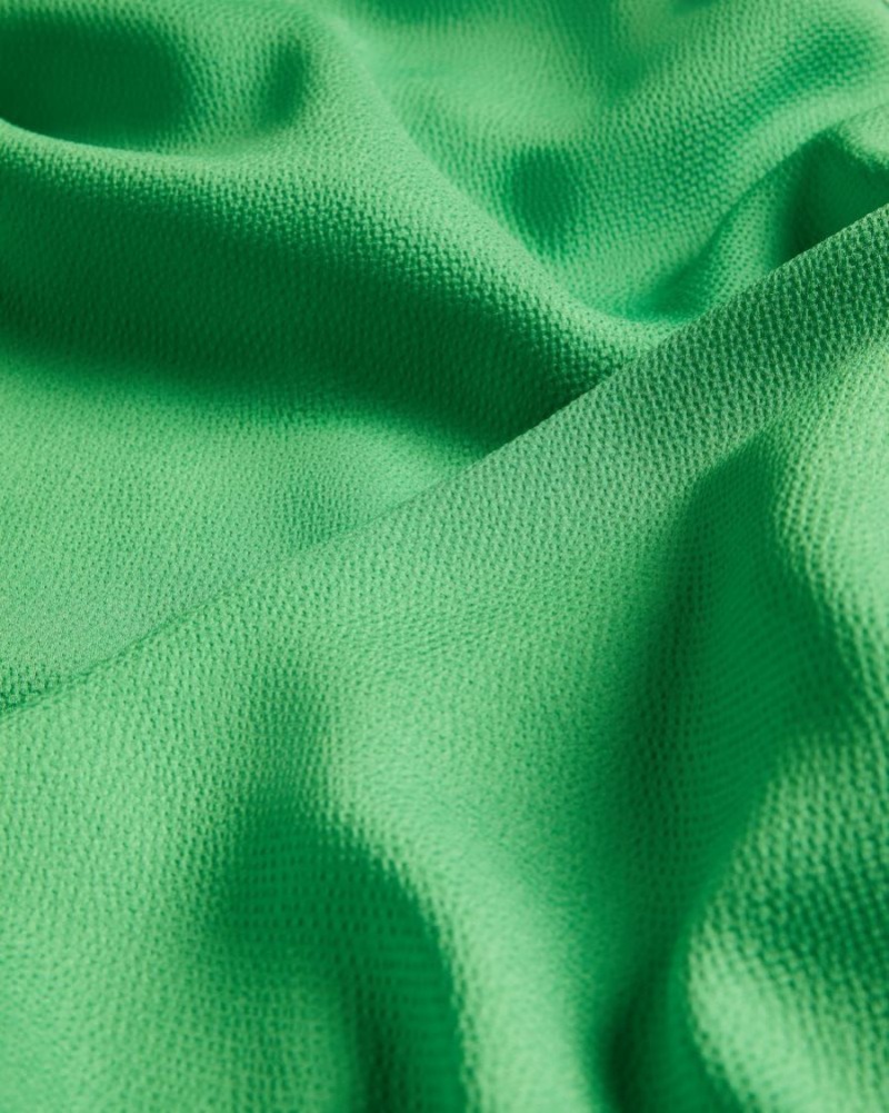 Green Ted Baker Eleanar Cowl Neck Sleeveless Midi Slip Dress Dresses | YDVSWNR-72