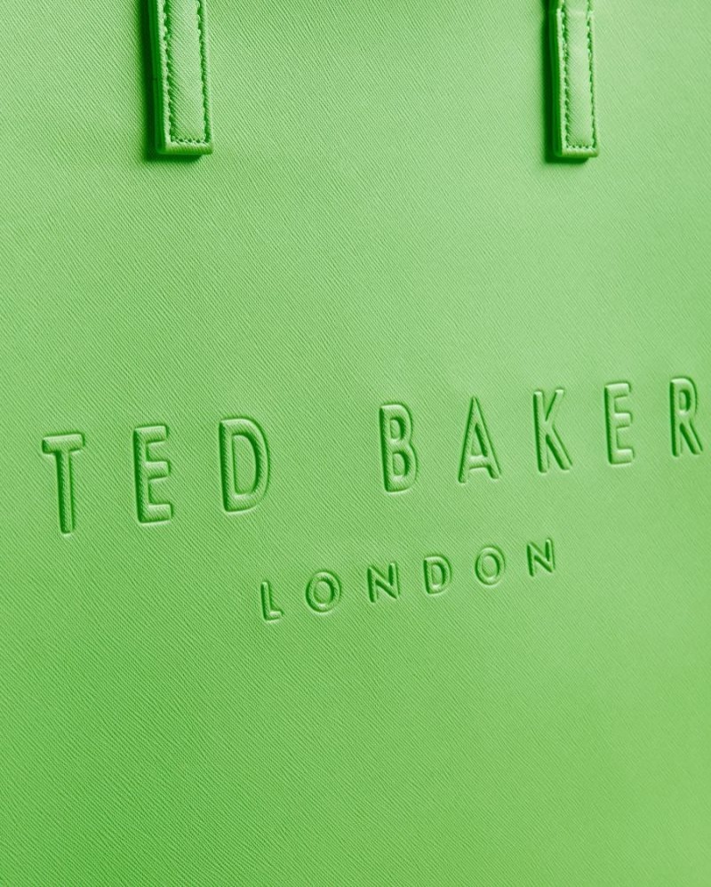 Green Ted Baker Soocon Large Crosshatch Icon Bag Icon Bags & Signature Bags | LIHVOCY-69