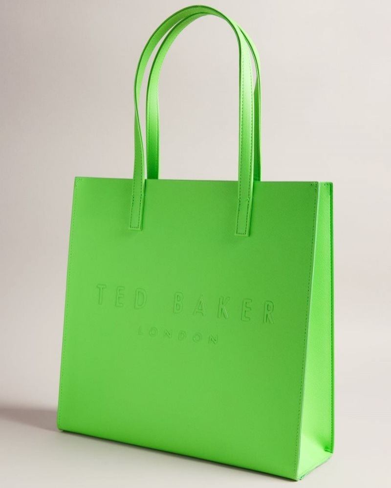 Green Ted Baker Soocon Large Crosshatch Icon Bag Icon Bags & Signature Bags | LIHVOCY-69