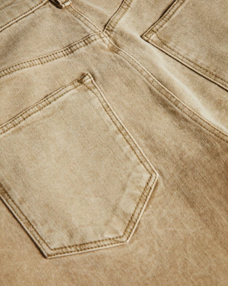 Grey Ted Baker Grenala Barrel Green Denim Jeans Jeans | YQVCILT-16