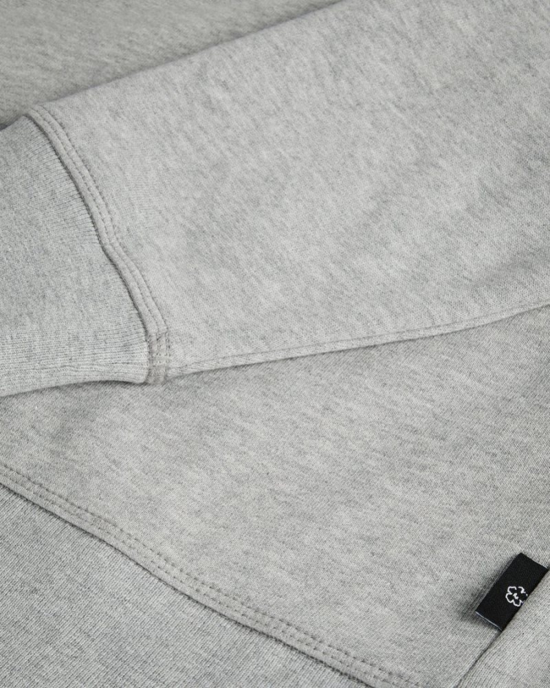 Light Grey Ted Baker Hatton Long Sleeve Sweatshirt Jumpers & Knitwear | MTCVRLG-69