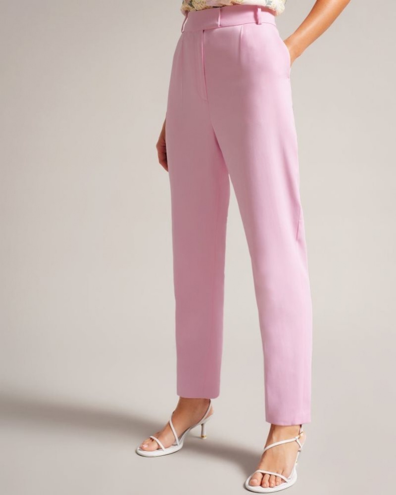 Lilac Ted Baker Myyiat Slim Trousers Trousers & Shorts | XUYQFRH-41