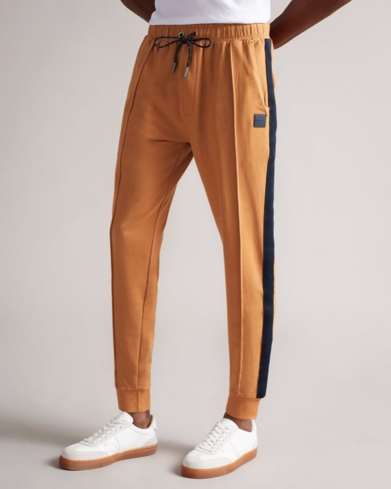 Mustard Ted Baker Jayyy Soft Front Seam Joggers Pyjamas & Nightwear | UYBZLPF-57