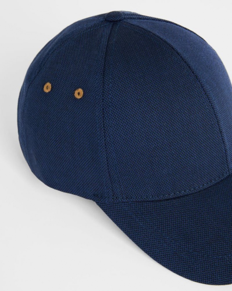 Navy Ted Baker Monei Baseball Cap Hats & Caps | FVJSPKX-60