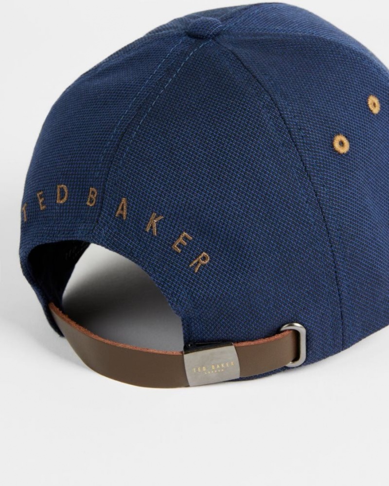 Navy Ted Baker Monei Baseball Cap Hats & Caps | FVJSPKX-60