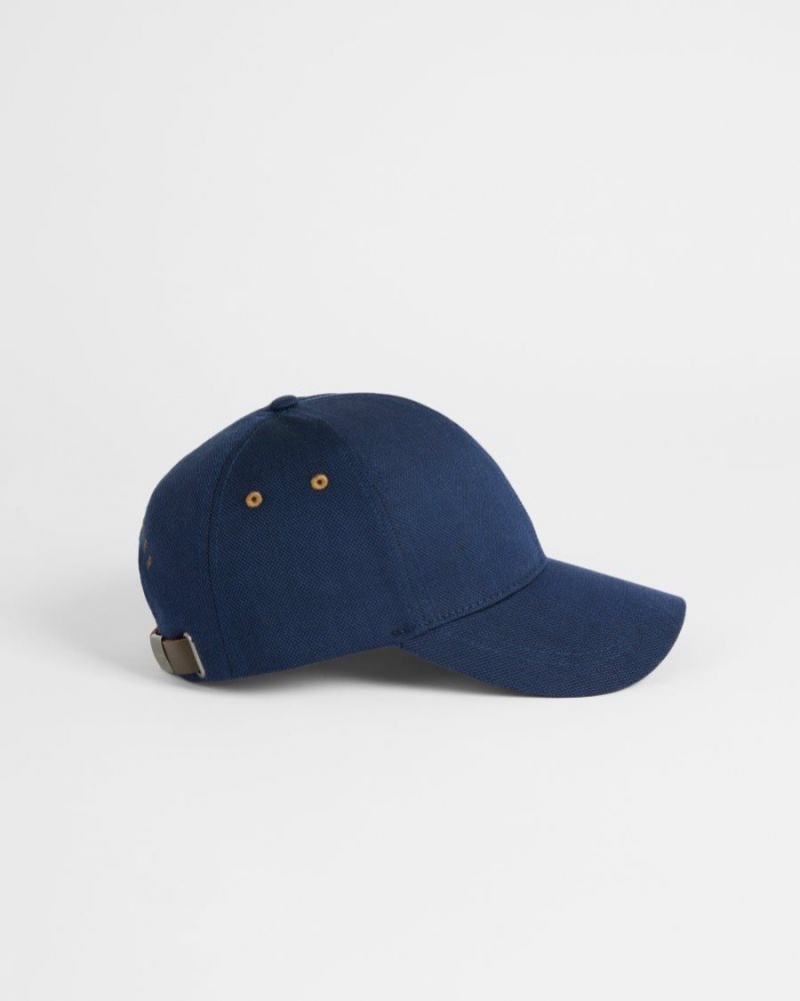 Navy Ted Baker Monei Baseball Cap Hats & Caps | FVJSPKX-60