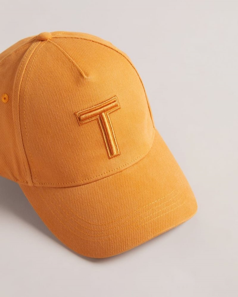 Orange Ted Baker Tristen Baseball Cap Hats & Caps | CYFVZPL-94
