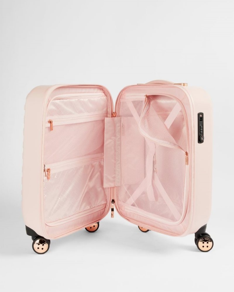 Pink Ted Baker Belleee Bow Detail Small Case 54x36.5x24cm Suitcases & Travel Bags | GJMFUSH-39