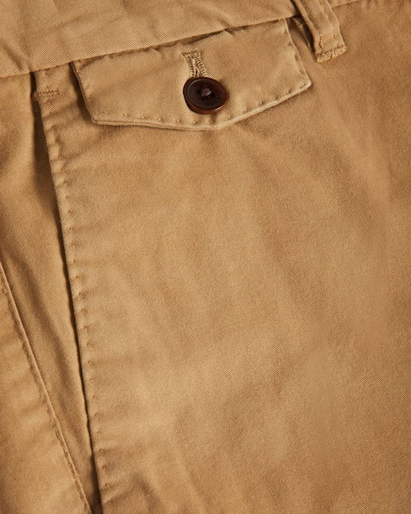 Tan Ted Baker Ashfrd Chino Shorts Shorts | VTOUBXP-50