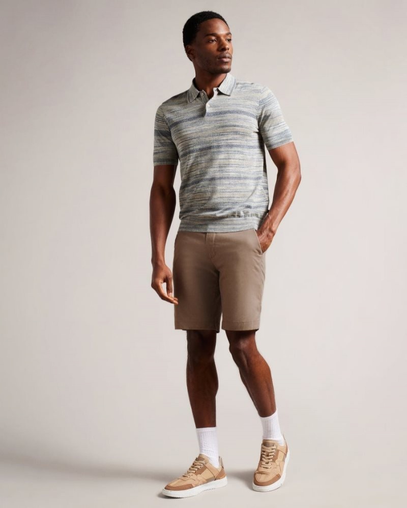 Tan Ted Baker Cortrom Core Shorts Shorts | JQYKMCD-64