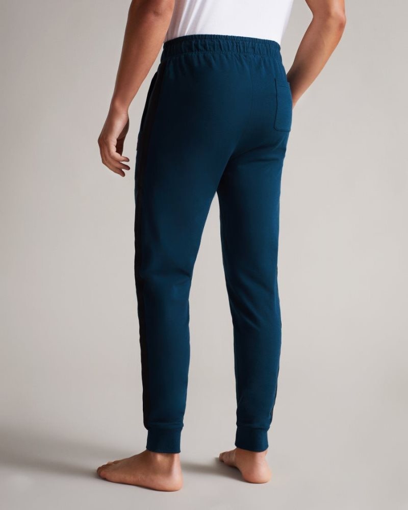 Teal-Blue Ted Baker Partrig Soft Front Seam Joggers Pyjamas & Nightwear | SZYOVJT-62