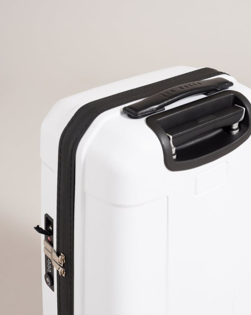 White Ted Baker Travl Small Trolley Suitcase Suitcases & Travel Bags | JLPUICO-13